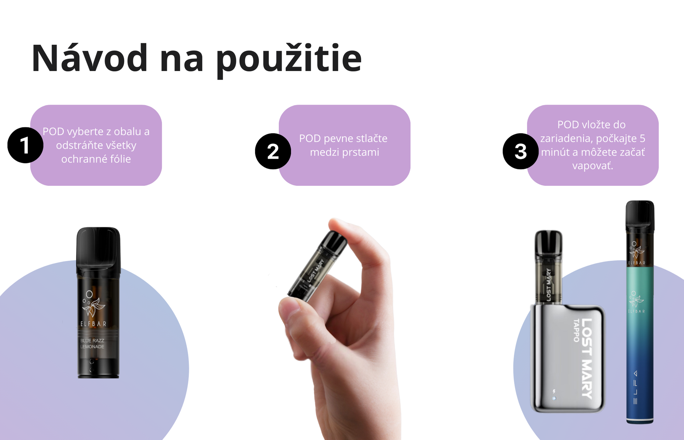 Lost Mary Tappo - návod na použitie